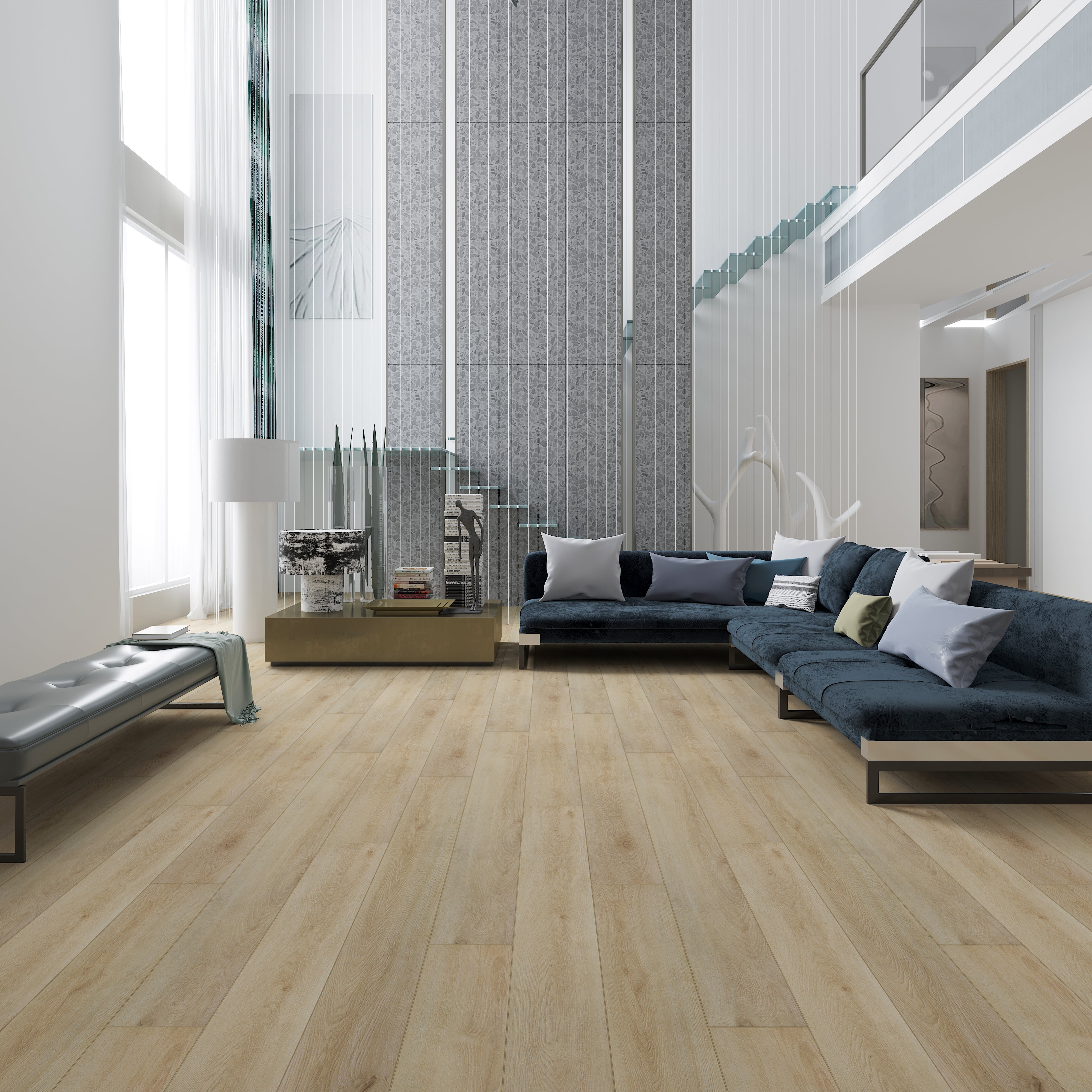 (値下げ)CONTEMPORÁNEA スルド　ナチュラルウッド INVICTA / SPC / 6mm – Montserrat Floors